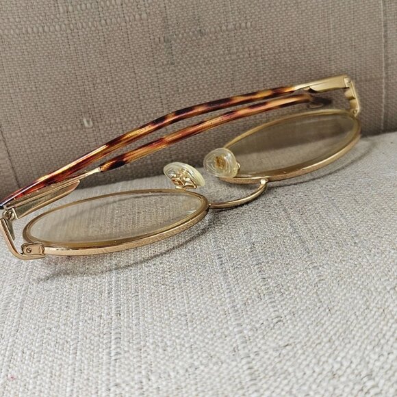 Vintage Loxuttica Women Eyeglasses Frame GOLDELETROPLATED Glasses Frame Italy main image 7